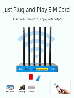 Auto Caravan 32User Dual Band 5G Router CPE Unlock Wireless LTE FDD TDD